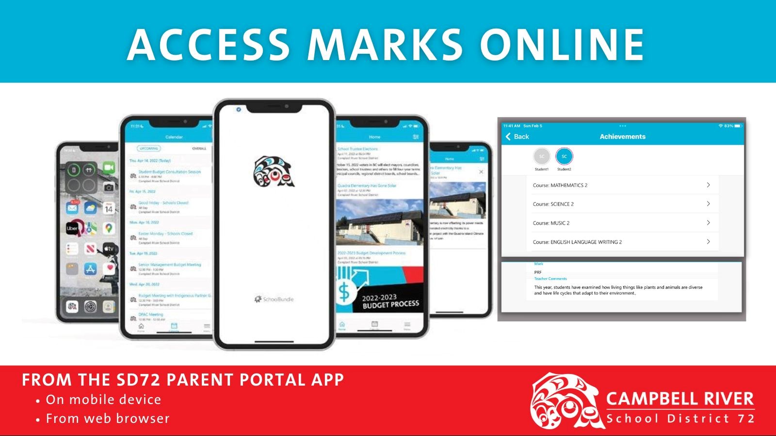 SD72 Parent Portal App